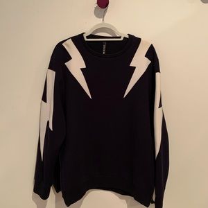 neil barrett lightning bolt sweater